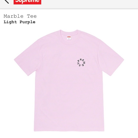 marble tee supreme